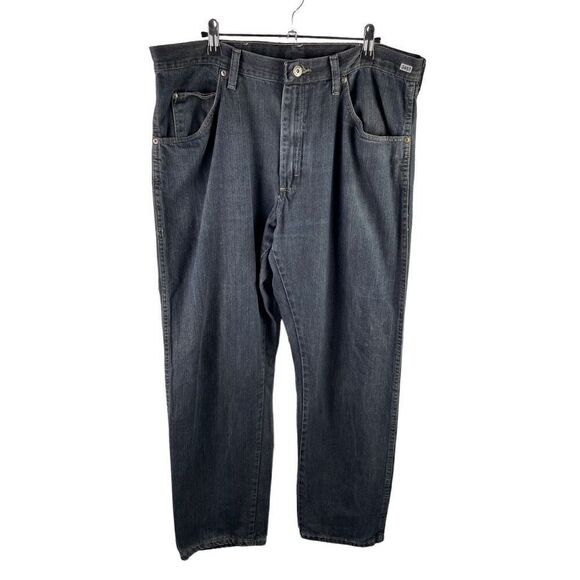 Wrangler Straight Jeans 36x32 Men’s Dark Wash Pre-Owned [#3457] - Picture 1 of 5